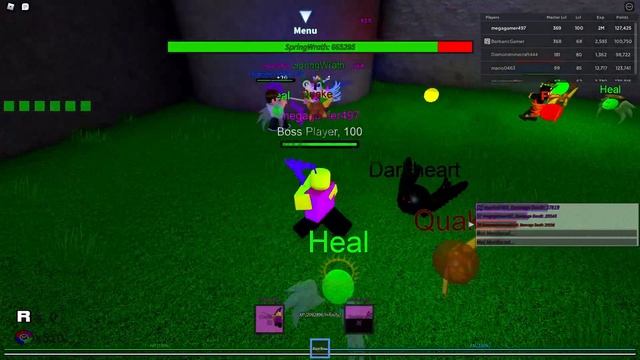 Roblox Boss Fighting Stages - Nature Wrath