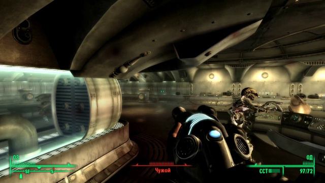 #21 МАРС АТАКУЕТ.ПОБЕГ С ЛЕТАЮЩЕЙ ТАРЕЛКИ.Mothership Zeta .Fallout 3 смотреть онлайн