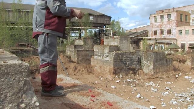 Дезинтеграция бетонного фундамента смотреть онлайн