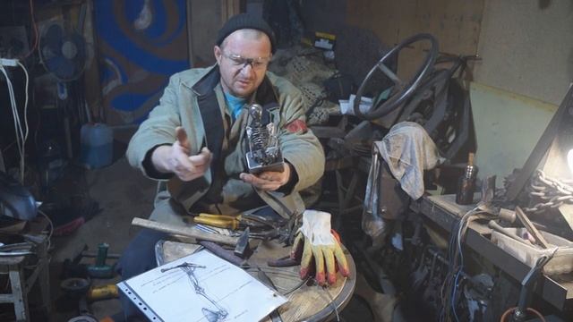 Скелет готов! Поделка интересная. смотреть онлайн