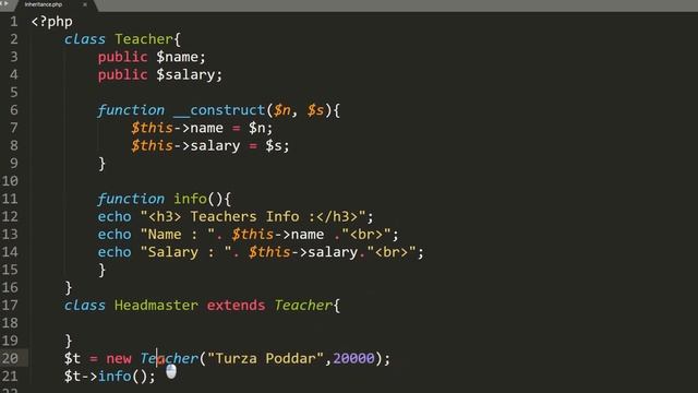 003. ➤ PHP OOP Inheritance ⚡ PHP OOP BANGLA TUTORIAL ⚡ Nirob Hasan смотреть онлайн