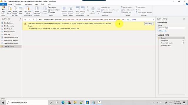 DataSource Error Power BI смотреть онлайн