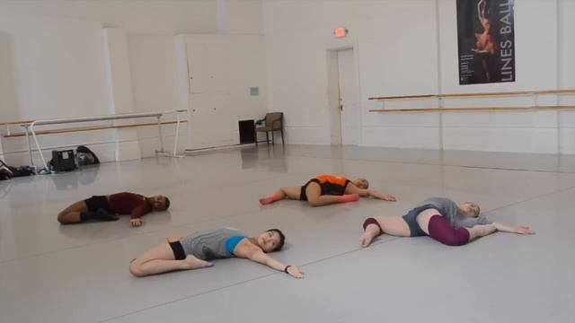 Stretch from 4th Position, Horton Technique, Choreography for Modern Dance Class смотреть онлайн