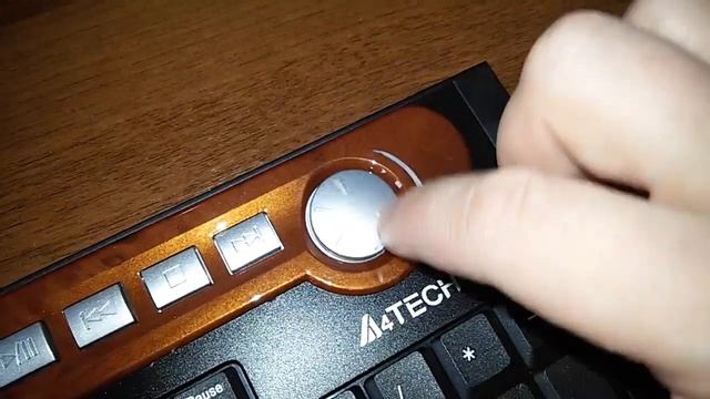 Клавиатура A4Tech KX 6 MU. Шум регулятора громкости. смотреть онлайн