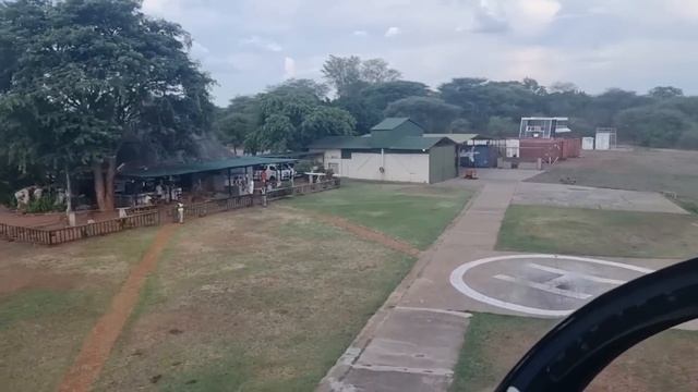 Полёт на вертолёте над водопадом Виктория | Bell 206L-3 LongRanger III а/к Zambezi Helicopters