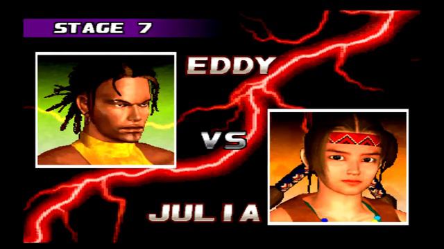 PS1 Tekken 3 Arcade Mode Eddy Gordo смотреть онлайн