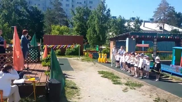 Открытие новой спортивной площадки в детсаде 'Сказка'. смотреть онлайн