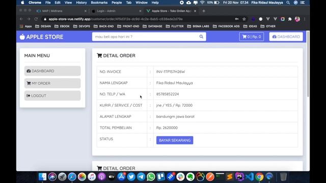 Membangun Website Toko Online Dengan Laravel, Vue Js dan Payment Gateway (Midtrans) смотреть онлайн