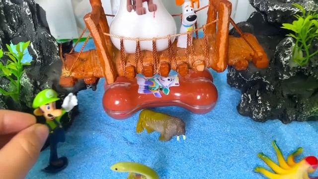 Looking For Paw Patrol Clay With Slime Bones Coloring: Ryder, Chase, ....Satisfying ASMR Video