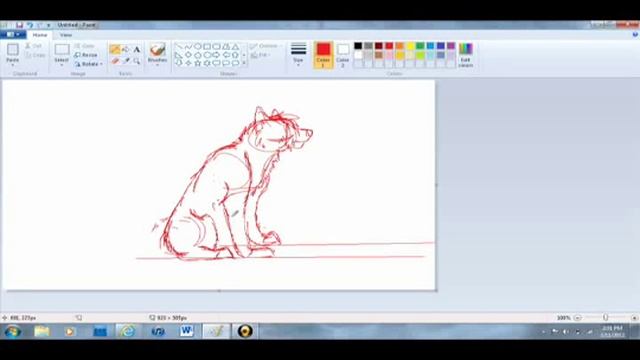 how to draw an anime/cartoon wolf sitting down смотреть онлайн