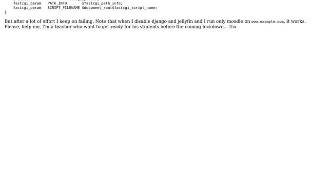 DevOps & SysAdmins: configure nginx to work with django and moodle смотреть онлайн