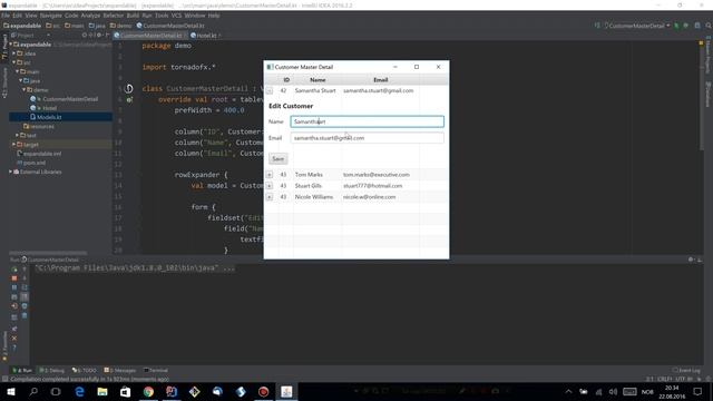 TableView RowExpander - the missing tabluar data control for JavaFX/TornadoFX смотреть онлайн