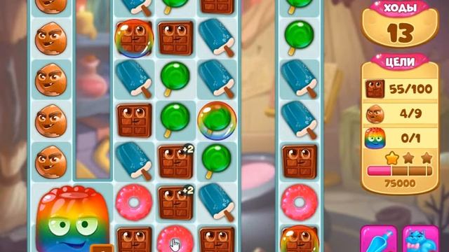 Волшебный Праздник 11 уровень [Долина Сладостей бонусный мир] - Magical Holiday Level 11