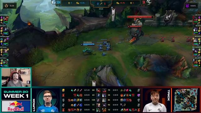 S04 vs. SK | Игра 6 Неделя 1 LEC Summer 2020 | Чемпионат Европа | Schalke 04 vs SK Gaming смотреть онлайн