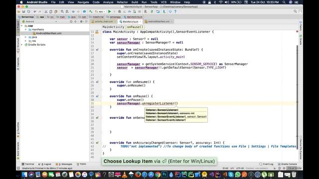 Build Sensor App to control music using sensors | Android | Kotlin | Hindi смотреть онлайн