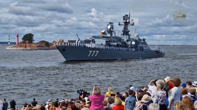 Генеральная репетиция парада на День ВМФ. Кронштадт 28.07.2022 г. смотреть онлайн