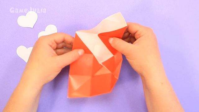 Простая коробочка для сюрприза из бумаги / Оригами коробка с крышкой / Origami paper easy box смотреть онлайн