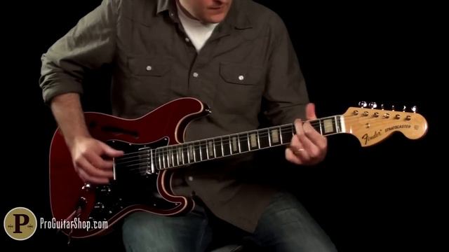 Fender Japan Stratocaster Thinline - ST/HO/2H смотреть онлайн