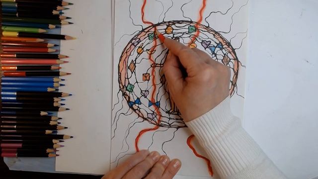 НЕЙРОГРАФИКА. Как доработать рисунок цветом. смотреть онлайн