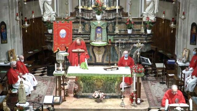 Messa "SS. Eucaristia" (Gv 14, 19-26) - 28 ottobre 2021 смотреть онлайн