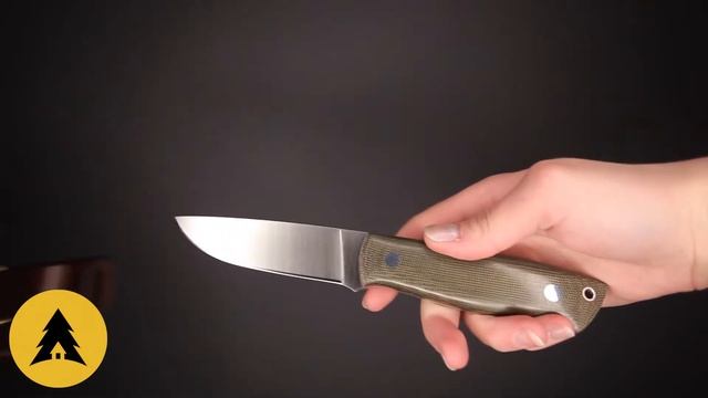 Нож EnZo Trapper 95 F сталь N690Co, рукоять микарта зеленая смотреть онлайн