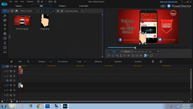 how to create Animation effect by keyframe in cyberlink powerdirector 15 in bangla Part 4 смотреть онлайн
