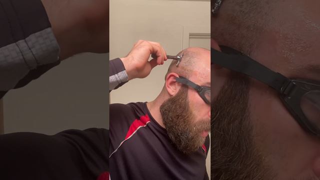 Shaving with Olive Oil 🫒 #asmr #shaving #bald #shave #oliveoil смотреть онлайн