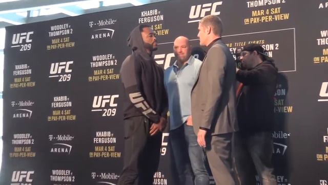 UFC 209 Хабиб Нурмагомедов vs Тони Фергюсон Дуэль Взглядов смотреть онлайн
