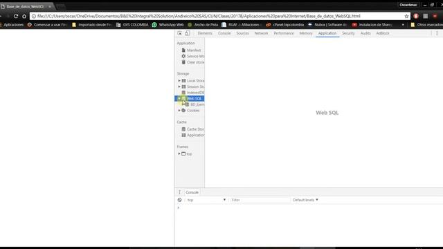 Ejemplo WebSQL Parte 2 смотреть онлайн
