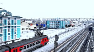 Татарск / Ж/Д вокзал / Сибирь, природа, зима / #1