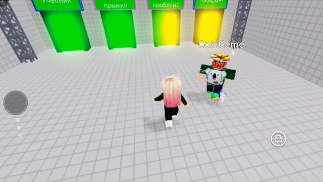 Обби на двоих с друзьями в Roblox! Прохождение Безумных головоломок для двоих или командой в Роблок смотреть онлайн