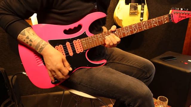Ibanez Signature JEMJRSP-PK Steve Vai Pink смотреть онлайн