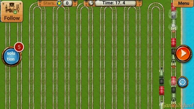 Rail Maze 2 Zigzag Track Gameplay - Train Puzzle Game - Android Gameplay #2232 смотреть онлайн