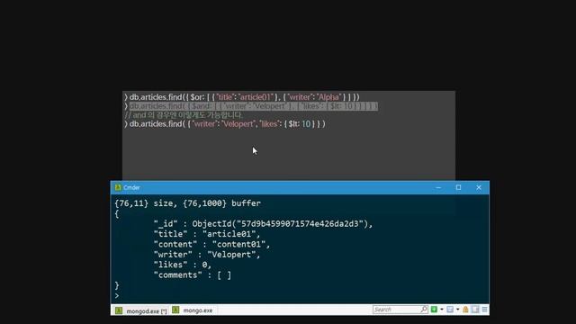 [React.js] 강좌 6-6편 Backend: MongoDB 기본명령어 (ii) | find() смотреть онлайн