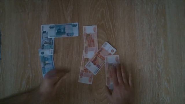 Как из денег сделать деньги за 10 секунд. Несколько денежных купюр и пара рук. смотреть онлайн