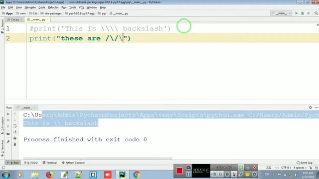Escape Sequence Advance in Python !! Python Tutorial #5 !! смотреть онлайн