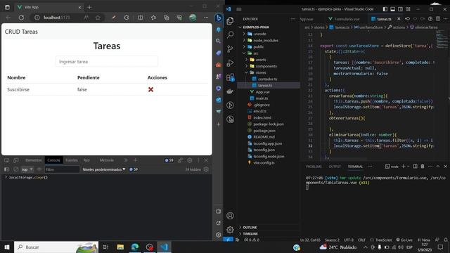 40. Guardar la información de Pinia en localStorage | AbiDev смотреть онлайн