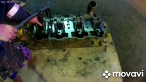 ремонт ГБЦ двигателя CAT - 3408