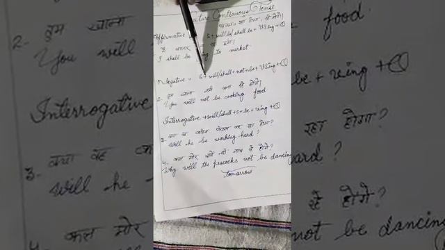 Future Continuous Tense in Hindi Rules & Examples..... @englishwithuzmaali смотреть онлайн