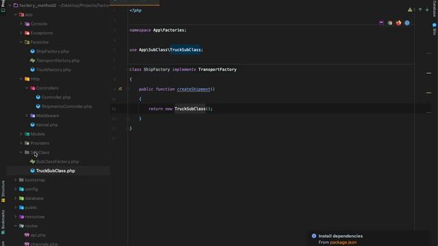 Laravel 10 Factory Method Design Pattern Lesson Three how to use and extend the new type смотреть онлайн