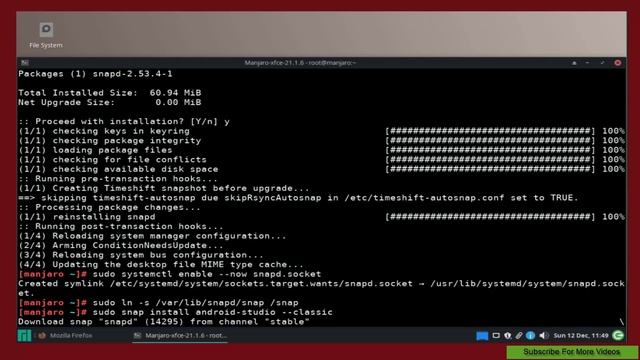 Manjaro / Arch - How To Install Android Studio On Manjaro 21.2.0 Linux смотреть онлайн