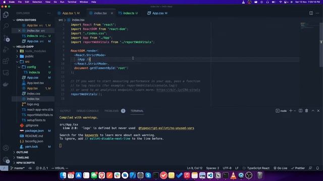 Build a web3 dapp using React and Typescript смотреть онлайн