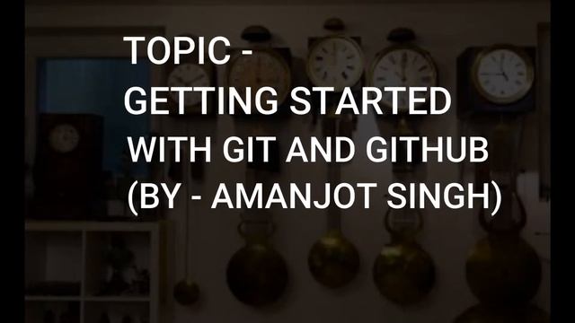 GETTING STARTED WITH GIT AND GITHUB || WEBINAR | ACES | GNDEC смотреть онлайн