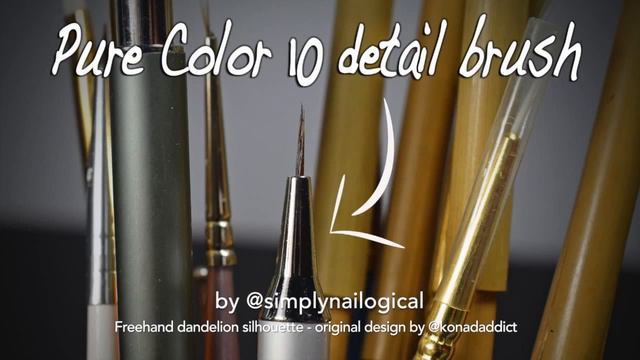 Freehand dandelion silhouette nail art смотреть онлайн