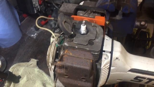 Stihl FS400 Brush Cutter ( Missing Parts Can I Fix It ? ) Strimmer Fix ??⚙️