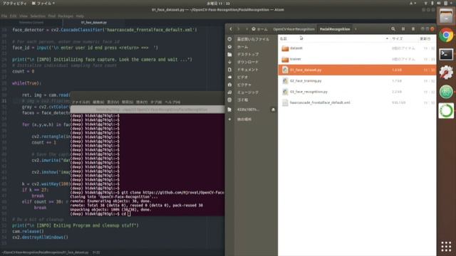 Personal authentication/Facial recognition is easy for everyone/OpenCV, python tutorial смотреть онлайн