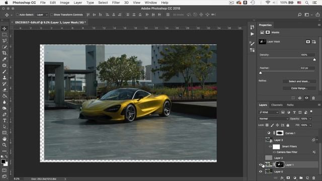 How to Blend Multiple Exposures for Car Photography (Photoshop Tutorial) смотреть онлайн