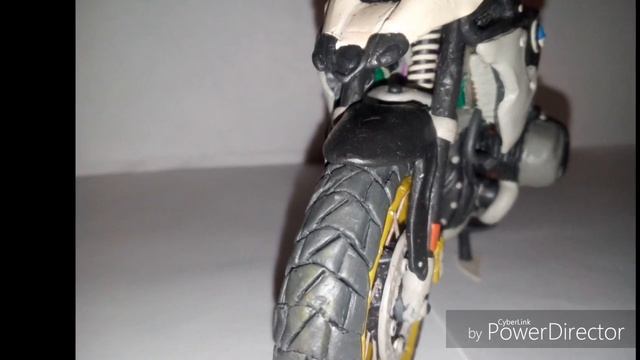 Bmw R1250gs. Мотоцикл из пластилина, в масштабе 1:12