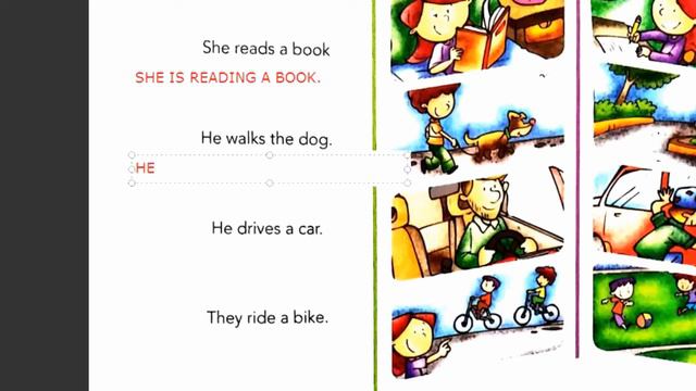 5TO - PRESENT SIMPLE AND PRESENT CONTINUOUS - EXAMPLES - ENGLISH LESSON смотреть онлайн