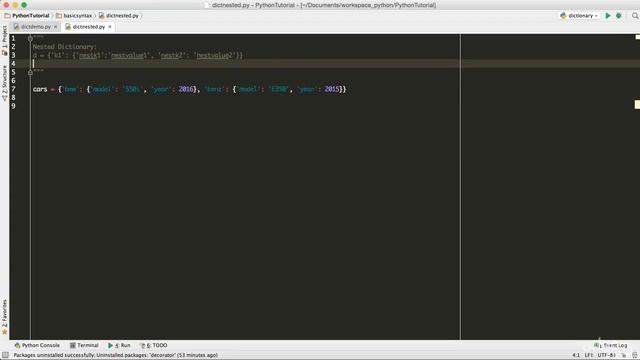 022 Nested Dictionary смотреть онлайн